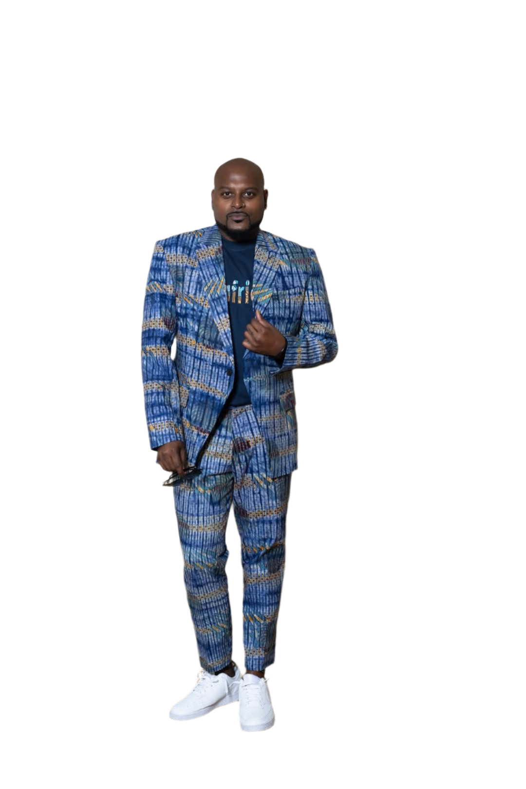African Print Blazer for Men 2-Piece Suit Set