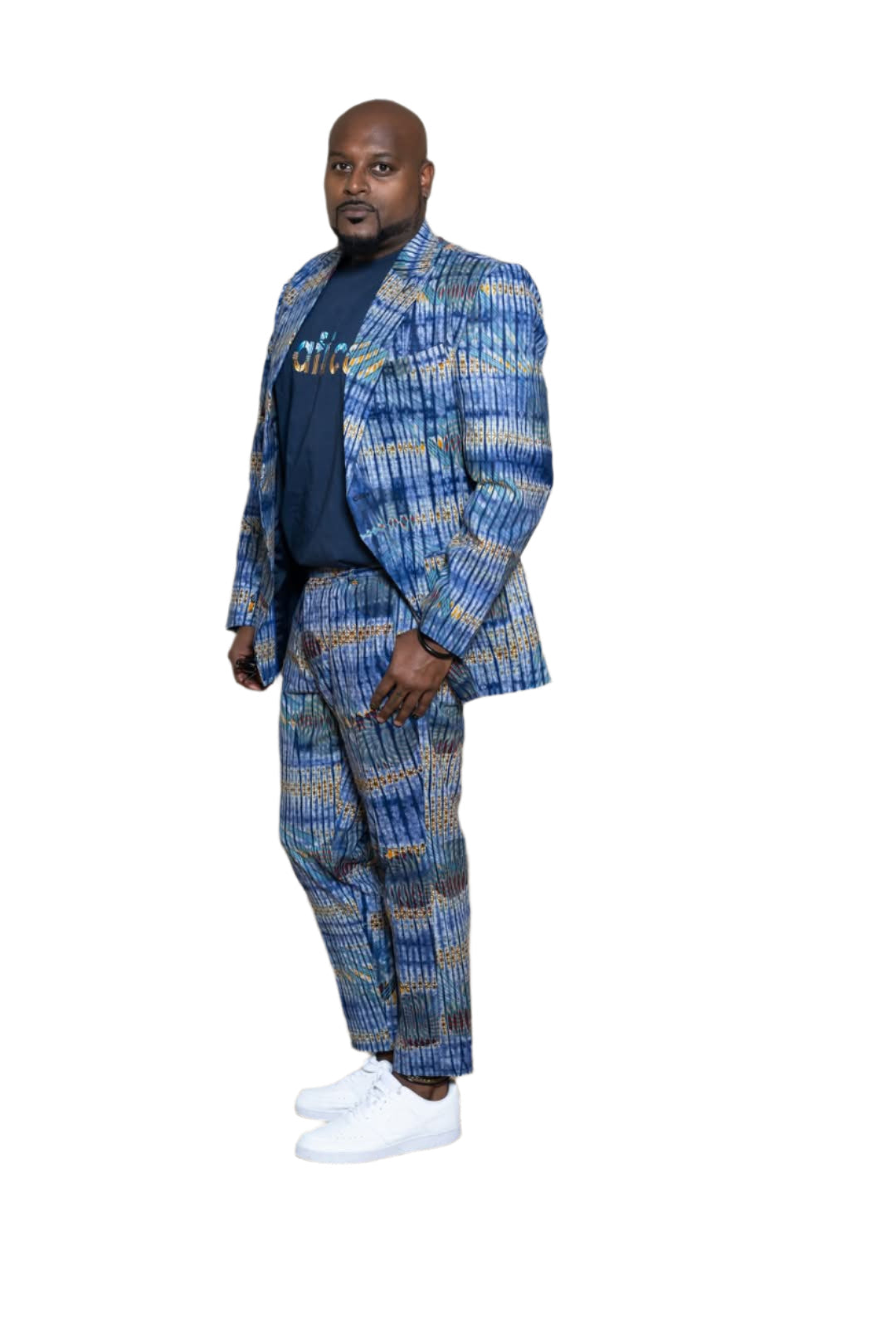 African Print Blazer for Men 2-Piece Suit Set