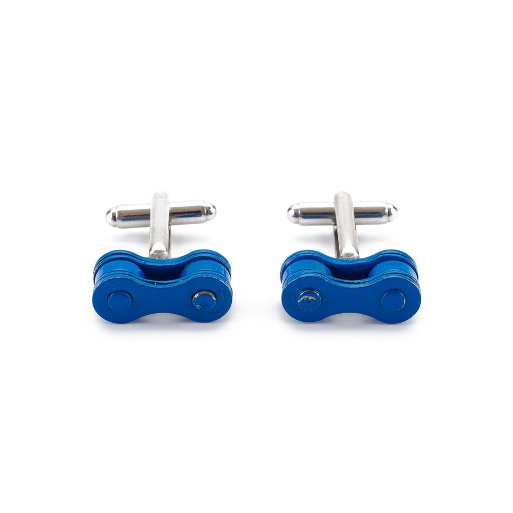 Recycled Bicycle Chain Cufflinks | Eco Gift for Cyclists & Bikers